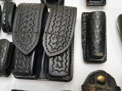 Duty Belt Accs. Flashlight Mace Double Mag Radios Key Cuff Glove Belt Keepers