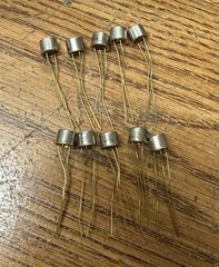 (10) 2N440 2N440A Germanium NPN ETCO Transistors NOS Gold Leads