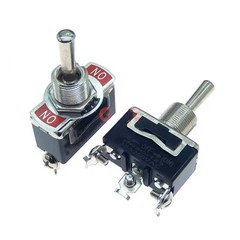 Metal Toggle Switch 3-Pin/Position Automotive Car DC 12V AC 125V/10A ON-OFF-ON
