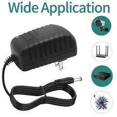 6V 1A DC Power Supply, 100-240V 50/60Hz AC Adapter, 8 Interchangeable Plugs (…