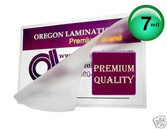 500/pack Hot 7 Mil Credit Card size Laminating Pouches 2-1/8 x 3-3/8 Clear