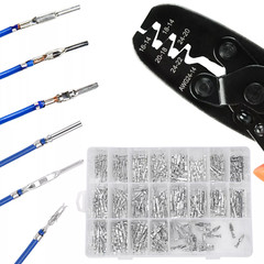 420PCS Connector Pins 21 Types Electrical Wire Terminal Kit,18PCS Extractor Tool