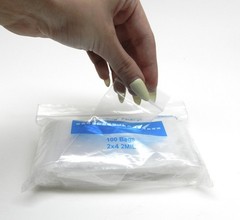 1000 Reloc Zippit Bags 2″ x 4″ Clear 2mil Reclosable Poly Baggies 1,000 Pcs 2×4