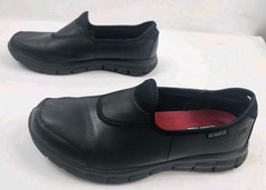 Skechers Work Womens 11 M Relaxed Fit Memory Foam Slip Reistant EH Shoes Black