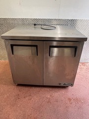 True Manufacturing Co. TUC-36-LP 2-Door Undercounter Fridge
