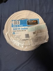 CERROMAX 100 ft. 14/2 White Solid CerroMax SLiPWire Copper NM-B Wire