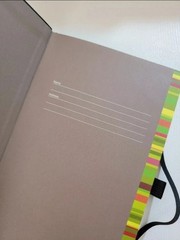 CADILLAC Notebook Journal Debossed Logo GM Notepad Hard Cover Vegan Italy Made