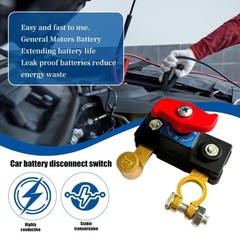 2Pcs Universal Battery Disconnect Switch 12V / 24V Cut Off Isolator for Cars RV