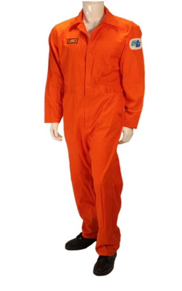 CALPIA Orange Sz. 50 – 406201 Lightweight Safety Coverall SNAP USA Safety First