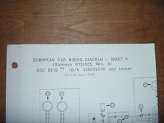 Bobcat 553 BICS Skid Steer European Cab Electrical Wiring Diagram Manual