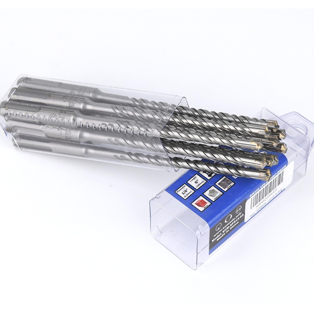 SOMADA 1/4-Inch x 6-Inch SDS Plus Drill Set of 10 Pcs SDS-Plus Rotary Hammer …