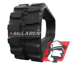 Pair of Takeuchi TL 8 Rubber Track 400x86x52 Block Pattern Rubber Tracks