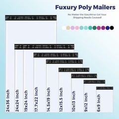 Large Shipping Poly Mailers 14.5×19 Inches, Pack of 100 Durable Mailing Bags