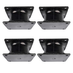 4PCS Rubber Isolator Shock Mounts for Stanley Hydraulic Vibratory Compactor
