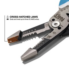 Klein Tools 12075 Slim Forged Wire Stripper / Cutter, Straight Handle