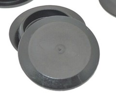 1″ Hole Plugs for Truck Rocker Panels Self Sealing Black PE