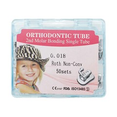 Dental Orthodontic Buccal Tubes 0.018 Roth MBT Tubos De Ortodoncia 1st 2nd Molar