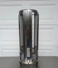 Lakeside Open Frame Drop-in Dish Dispenser Model 4010 9-1/4-10-1/8