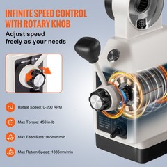 VEVOR Z-Axis Power Feed Table Mill for Milling Machine 450 in-lb Torque 0-200RPM