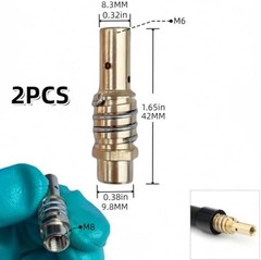 14pcs Mig Welding Nozzle Tips.030″ with Non-Stick Coating; Ceramic Welding Nozz
