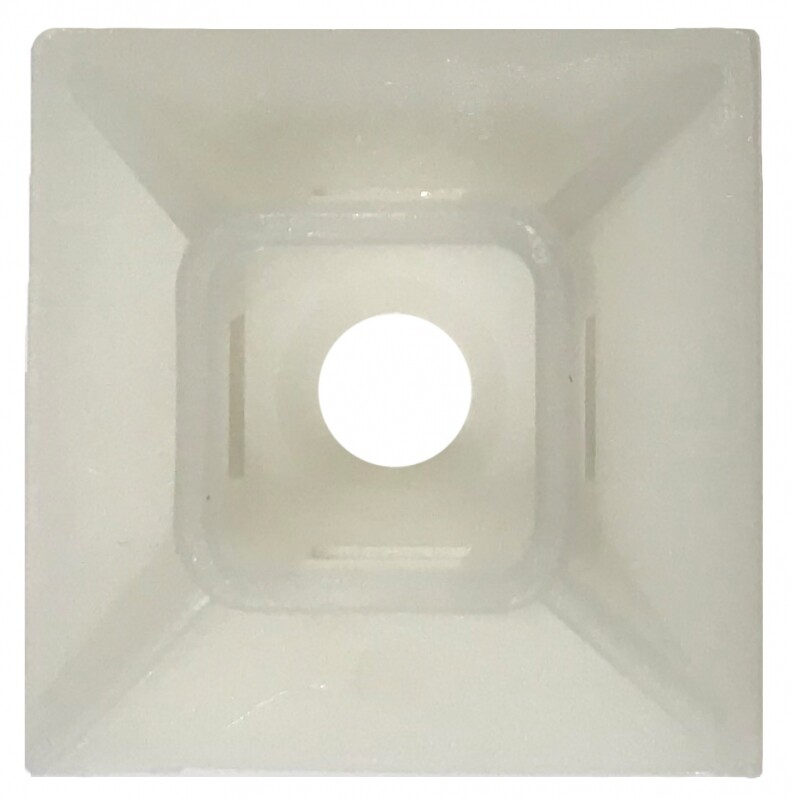 Cable Tie Mounts Clear 3/4″ 18 lb – 40 lb – 100 Pack – USA MADE