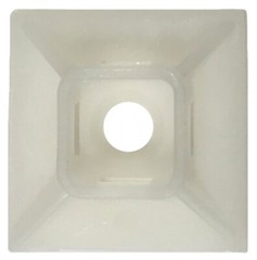 Cable Tie Mounts Clear 3/4″ 18 lb – 40 lb – 100 Pack – USA MADE