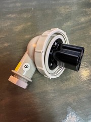 IMPA # 792813 Angle Plug (1MB) & Receptacle (1M), 3 Pin Waterproof IP67