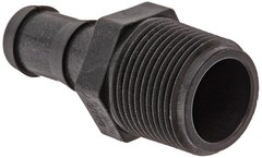 Banjo Poly Hose Pipe Fitting Adapter 1″ Male Thread X 3/4″ Hose Barb – HB100-075