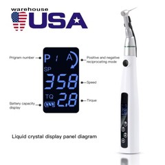 Woodpecker Style Dental Wireless LED Endo Motor Reciprocating 16:1 Contra Angle