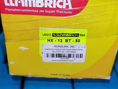 Llambrich HEXA High Precision CNC Drill Chuck BT-50 Shank 1mm-13mm Made in Spain