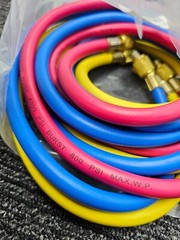 Hose R410A 3pc AC Air Conditioning Refrigerant Charging System Maintenance
