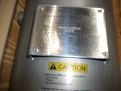NEW AESSEAL STAINLESS VESSEL MODEL SSE25 SIZE 25 LITRE 6.6 GAL. MFG. DATE 201