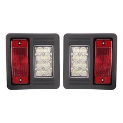 4x LED Headlight Tail Exterior Light Kit For Bobcat Skid Steer Loader Plastic