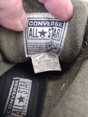 Converse Utility Men’s SZ 6 All Star Alloy Safety Work Comfort Shoes Boots, W 8