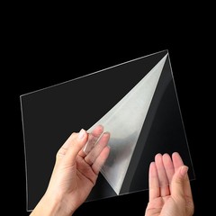 Translucent PVC Plastic Sheet Thin Clear Plastic Panel PVC Plat Thick 0.2mm-3mm