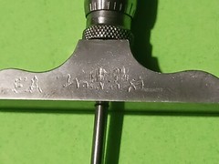 Vintage The R.S. Starrett Co No 440A Depth Gauge works great