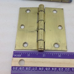 Stanley Door Hinges 3 2x4in round edge 1 2.25x4in Rectangle 1 2×3.5in Rectangle