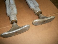 LOT OF 2 GREENLEE HYDRAULIC POLE TAMPER 72 INCHS LONG H4802 NEEDS REPAIR LOOK