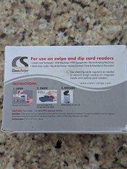 Slean Swipe Cleaning Card 50 Individually Wrapped Cleaning Cards ALCOHOL FREE