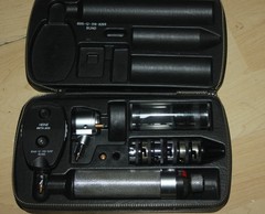 Diagnosik Cutlery Heine Beta 200 Set Otoscope with Bag (Black)