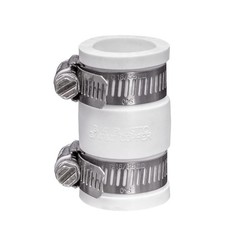 1056-075 3/4-in. Flexible PVC Condensate Pipe Coupling for Plastic and Copper…