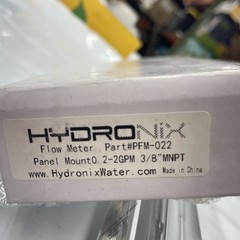Hydronix Pfm-22 Pfm-022 Flow Meter .2-2 Gpm 3/8” Mnpt Panel Mount New
