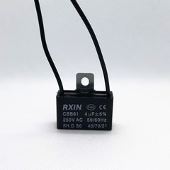CBB61 4mfd 4uf 4.0uf 250V VAC Fan MOTOR START Capacitor 2 WIRES