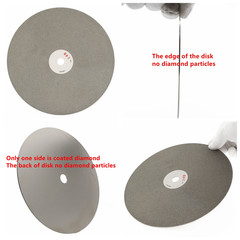 8″ Diamond Grinding Wheel Grinder Blades Flat Lap Polishing for Metal Jewel Rock