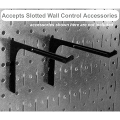 2 Pack Metal Wall Pegboard Peg Board Panel Organizer Shelf Display Tools Garage