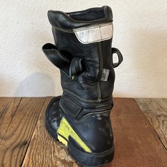 PAIR HAIX FIRE HERO MENS SIZE 7.5 FIREFIGHTING BOOTS LEATHER