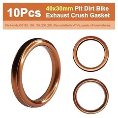 10Pcs Motorcycle Exhaust Crush Gasket for 150cc 200cc Pit Number of Items: 10