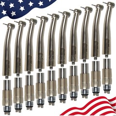NSK Style Dental LED Fiber Optic High Speed Handpiece / With 6Hole Quick Coupler