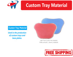 Dental Lab Hybrid Composite Custom Tray Material Light Cured, Blue, Pink, USA