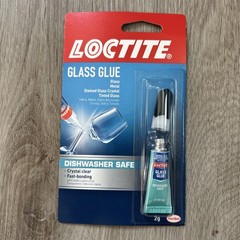 Loctite Glass Super Glue 6 Pak Clear Dishwasher Safe Metal Stained Tinted 233841